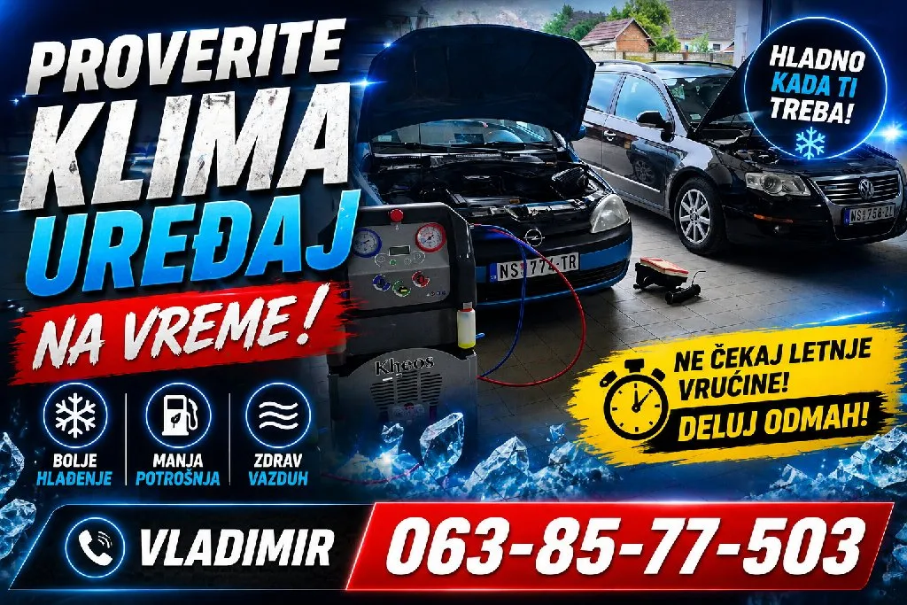 Servis klime na vozilima, auto mehanika