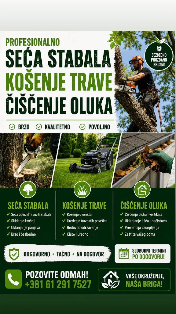 Kosenje,odrzavanje i krcenje placeva