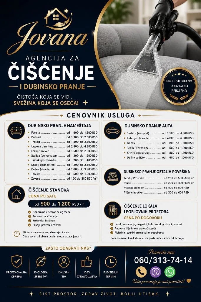 Čišćenje i dubinsko pranje Jovana - 1