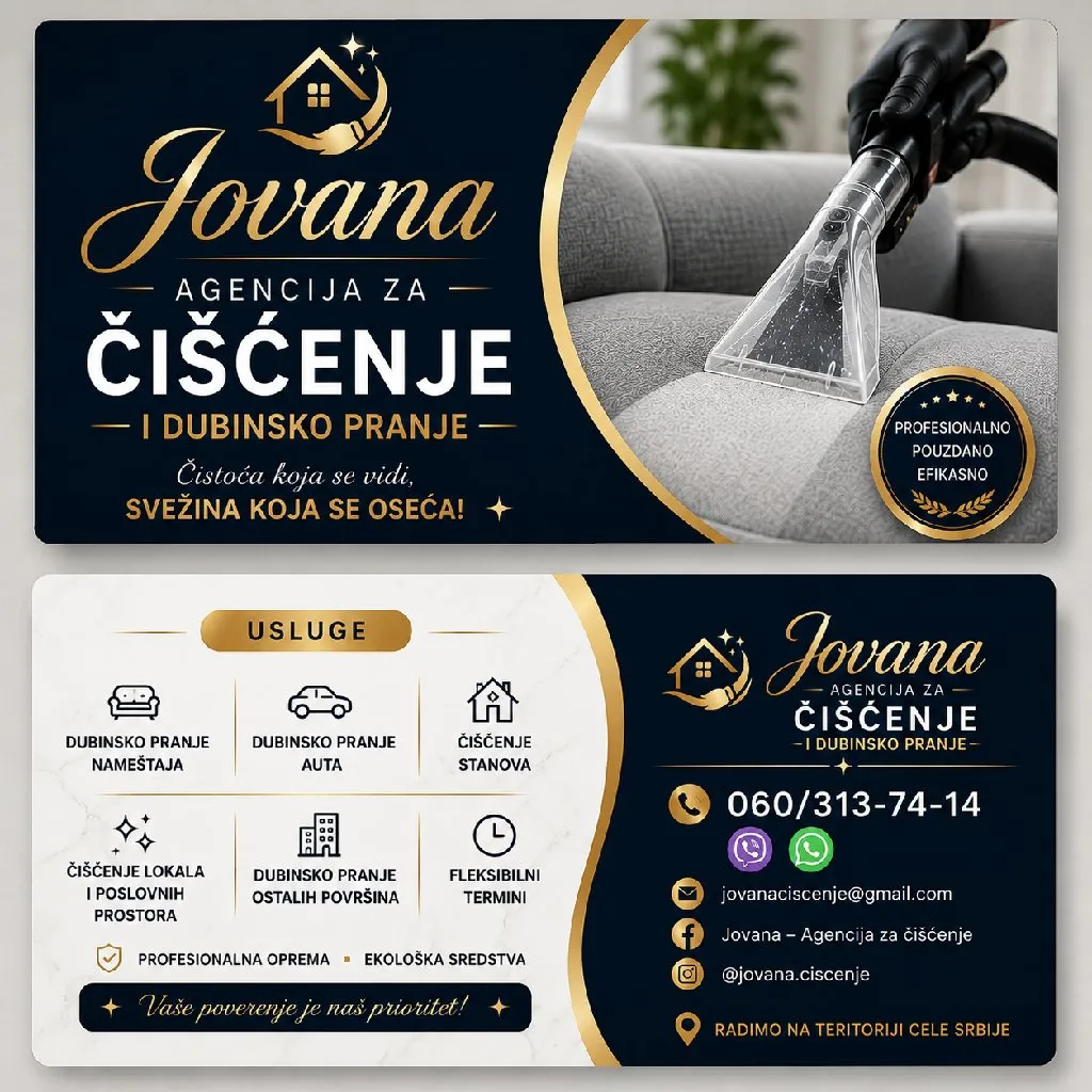 Čišćenje i dubinsko pranje Jovana