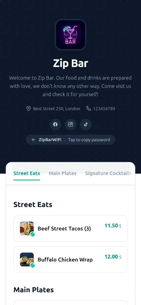 JustYourMenu - 1