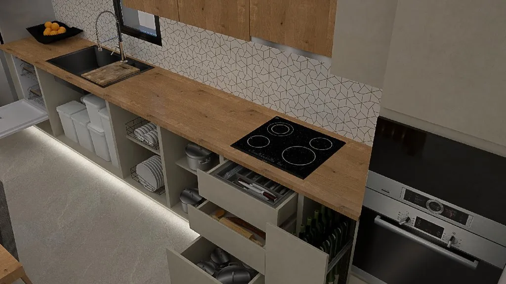 3D Modelivanje + RENDERI (IDEJNO REŠENJE STANA) - 7