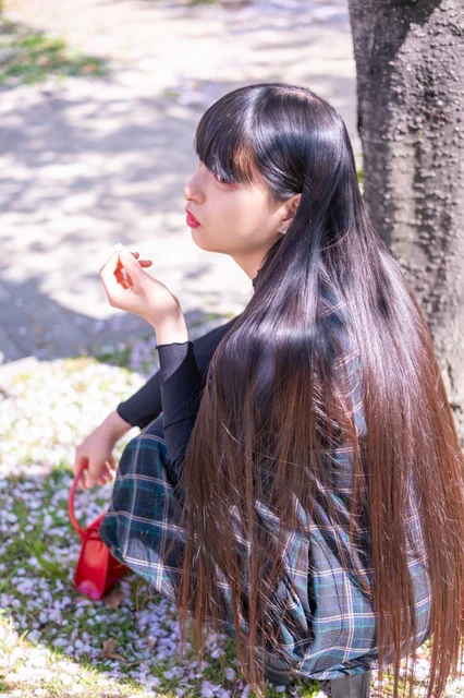 桜散る