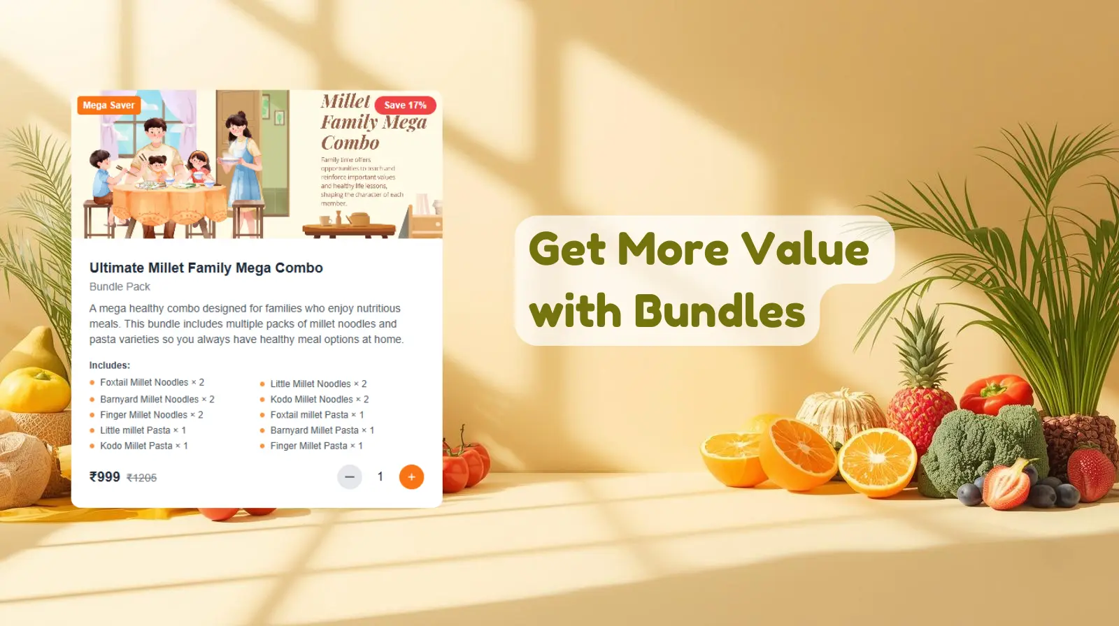 Millet noodles bundle packs