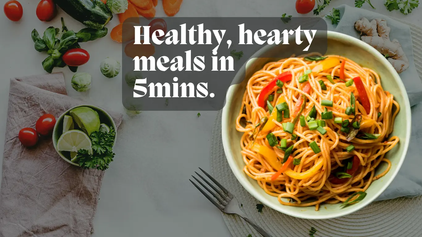 Quick and easy millet noodles