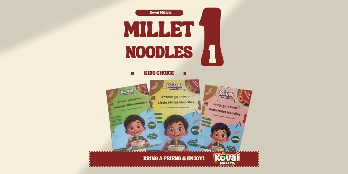 Diabetic friendly millet noodles