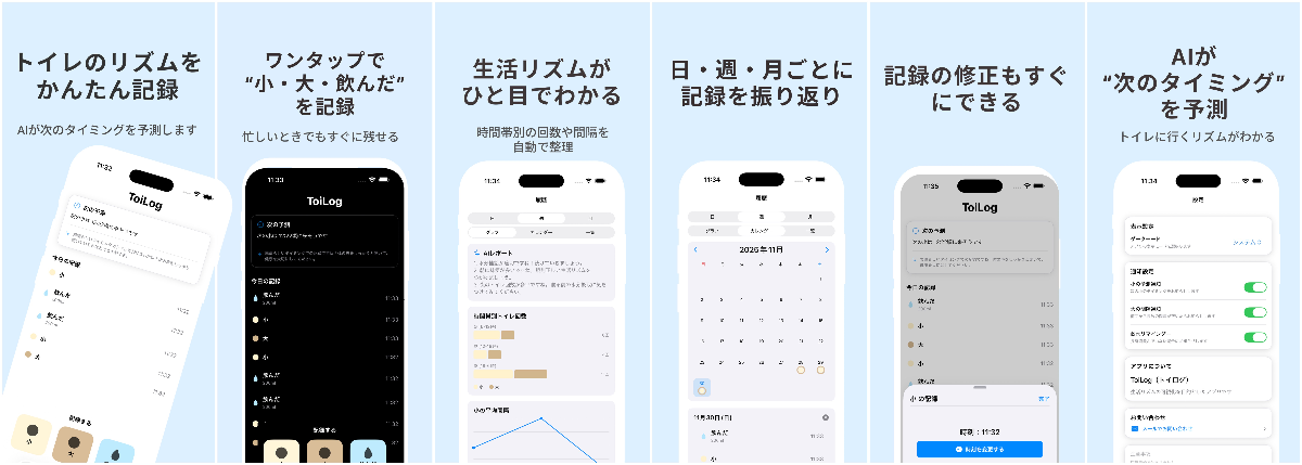 Toilogの画面