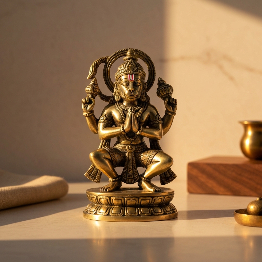 Devoted Hanuman Idol