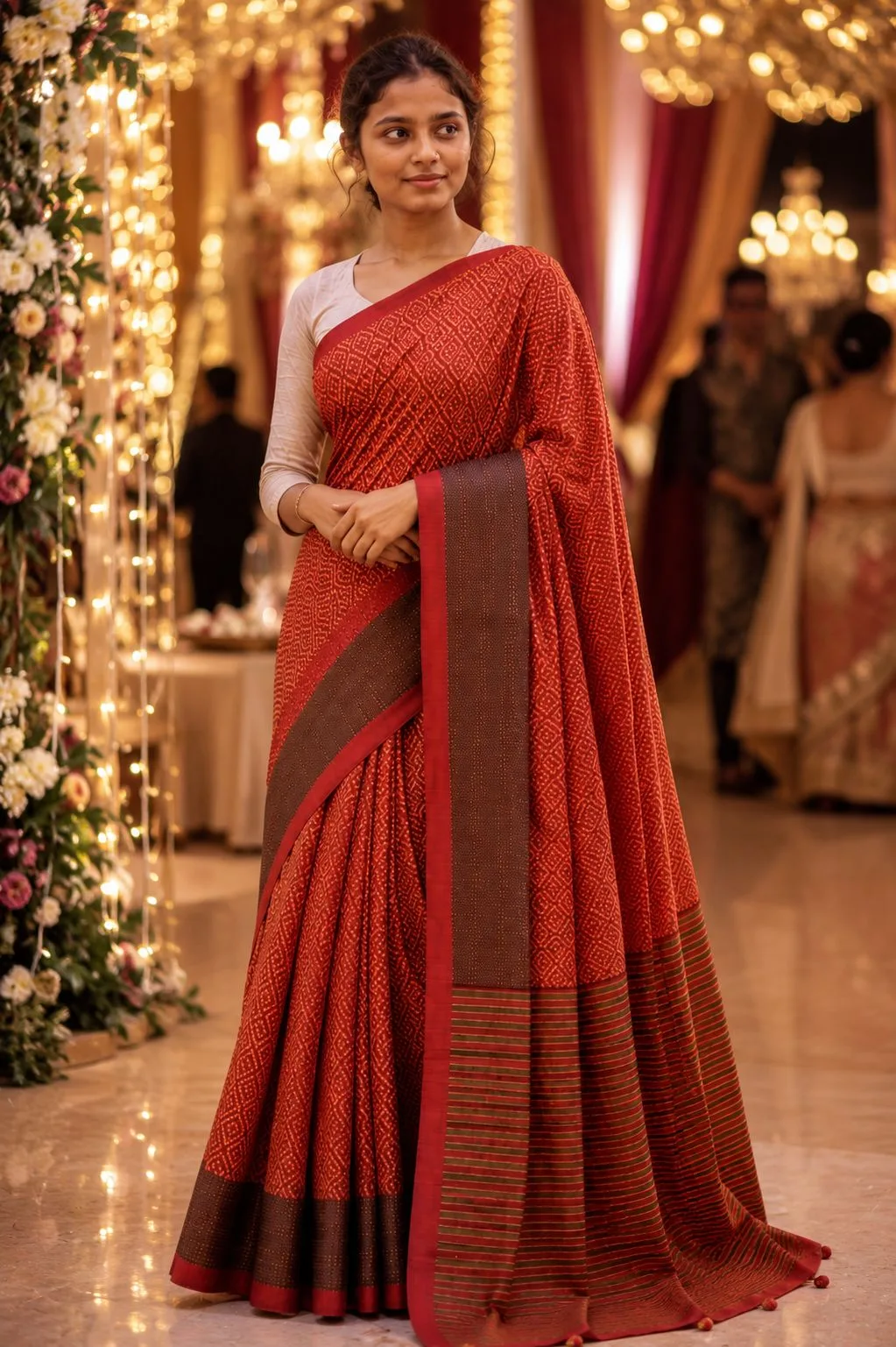 Earth Tone Silk Saree