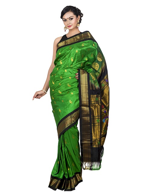 Maroon Zardosi Saree