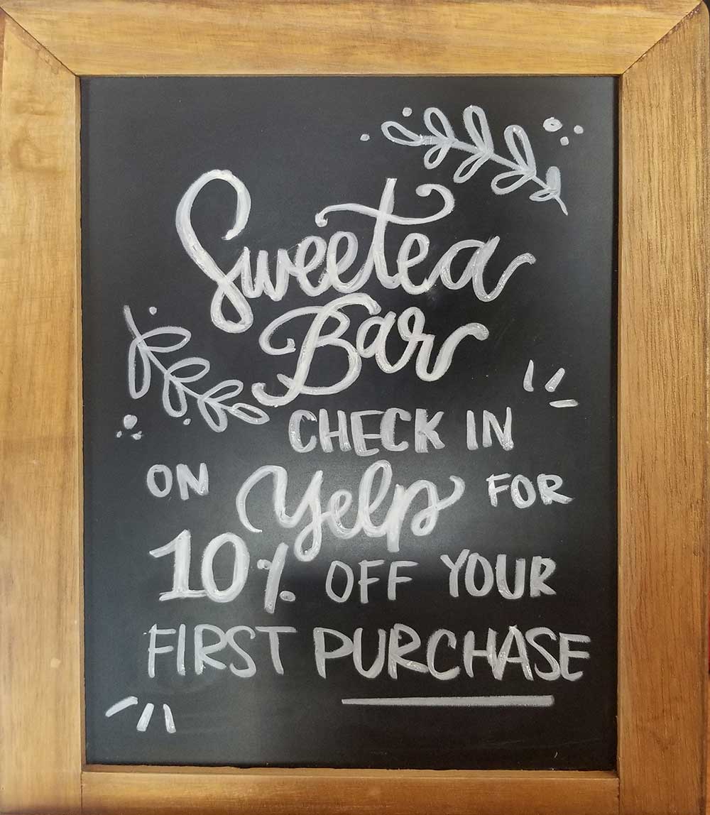 Sweetea Bar (웨스턴) 메뉴