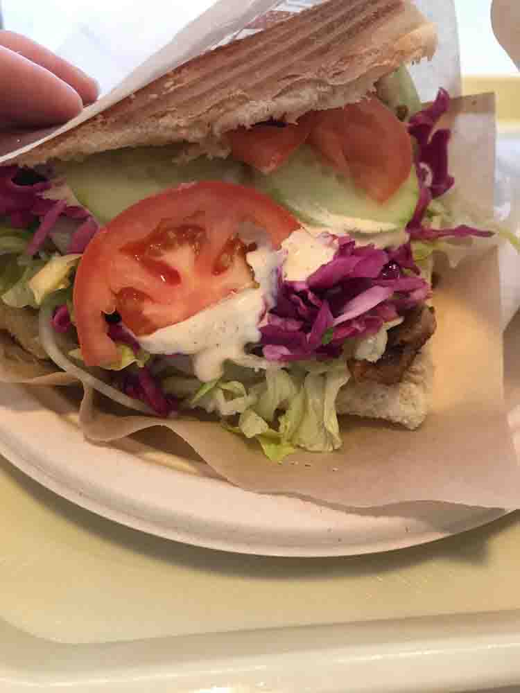 Berlins Beef Lamb Doner Sandwich