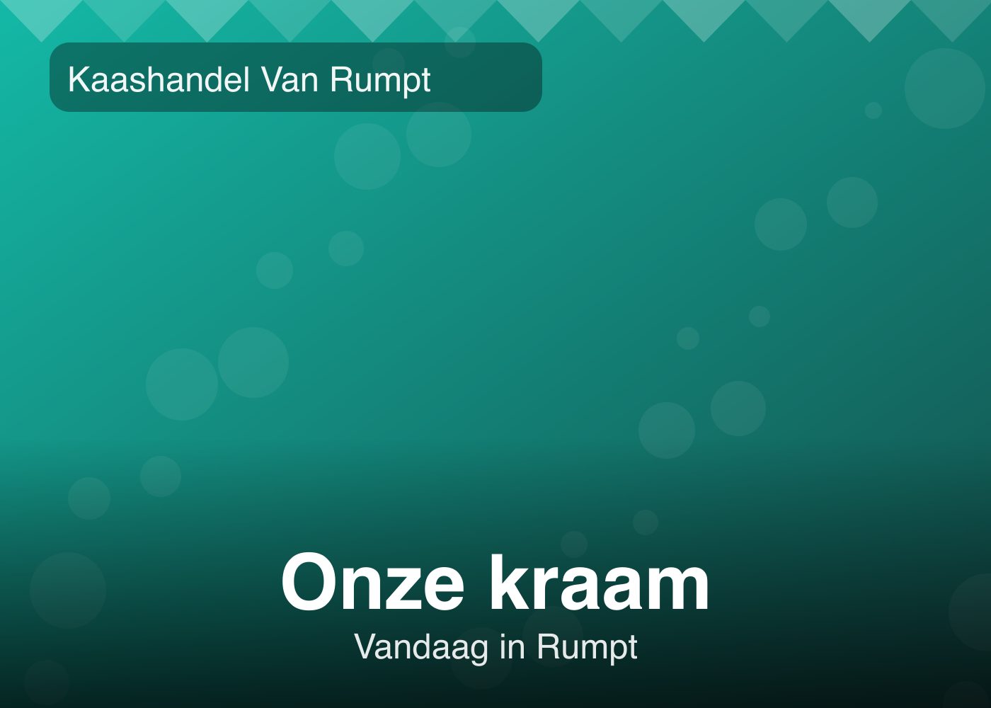 Kaashandel Van Rumpt - Foto 1