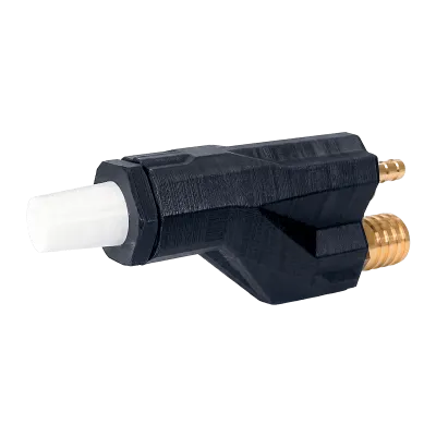 Plastpistol med keramiske dyser