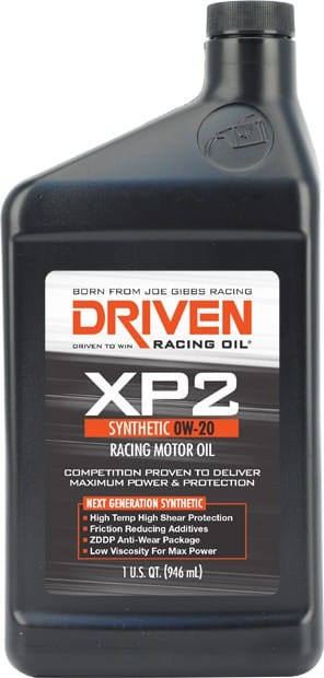Driven XP2 - Full Synthetic Racing Oil 0W-20