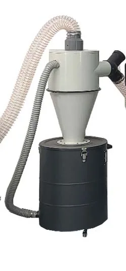 Cyclone separator for sandblasting cabinets