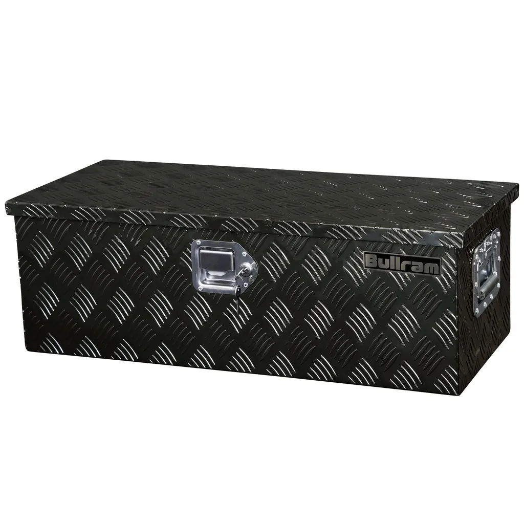 Bullram jobsite box checkerplate medium black coat