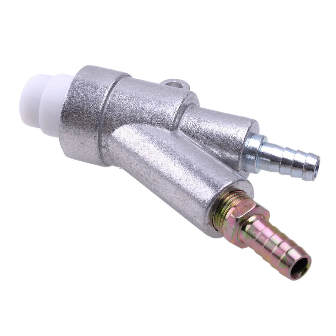 Pistol for water polishing, w/carbide nozzle.