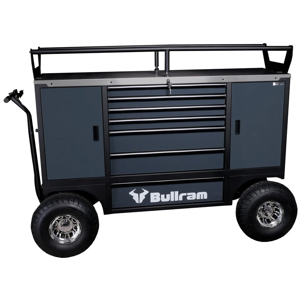 Roadmaster mobile tool cabinet 7 drawers incl. top rack