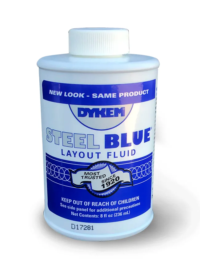 Dykem Steel Blue - Layout Fluid - Marking dye