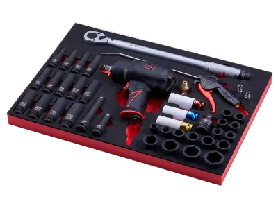 M7 socket wrench set for tool cart