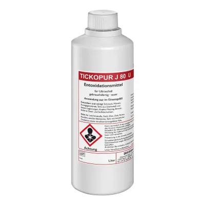 TICKOPUR J 80 U Deoxidising agent for ultrasound, ready for use