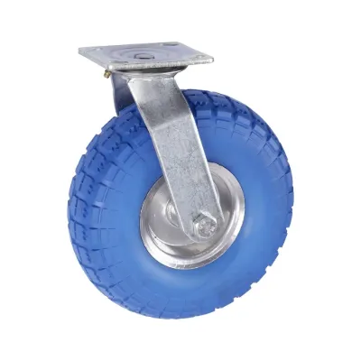 Swivel castor 260 x 82mm solid rubber