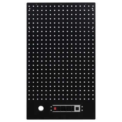 Tool wall with power strip 615 x 1052mm STARX
