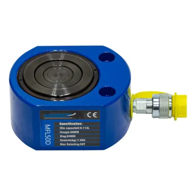 Flat cylinder 50 ton stroke 64mm