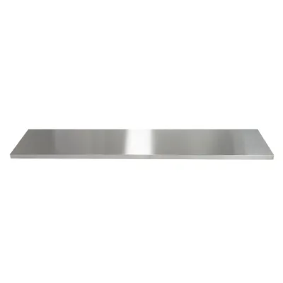 Worktop stainless steel 2041 x 463 x 38mm