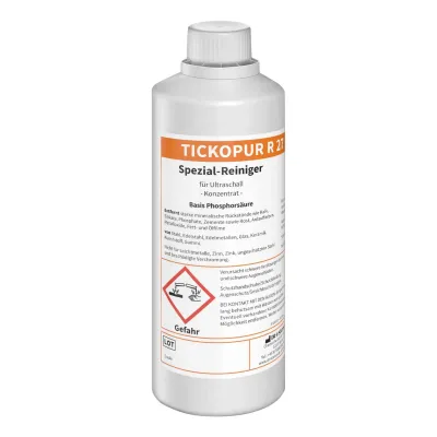 TICKOPUR R 27 Phosphoric acid cleaner for ultrasonic cleaning, concentrate