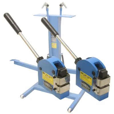 Shrinking and stretching set with stand