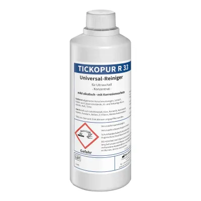 TICKOPUR R 33 Universal cleaner for ultrasonic cleaning, concentrate