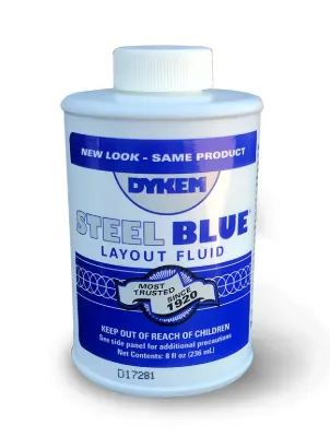 Dykem Steel Blue - Layout Fluid - Marking dye