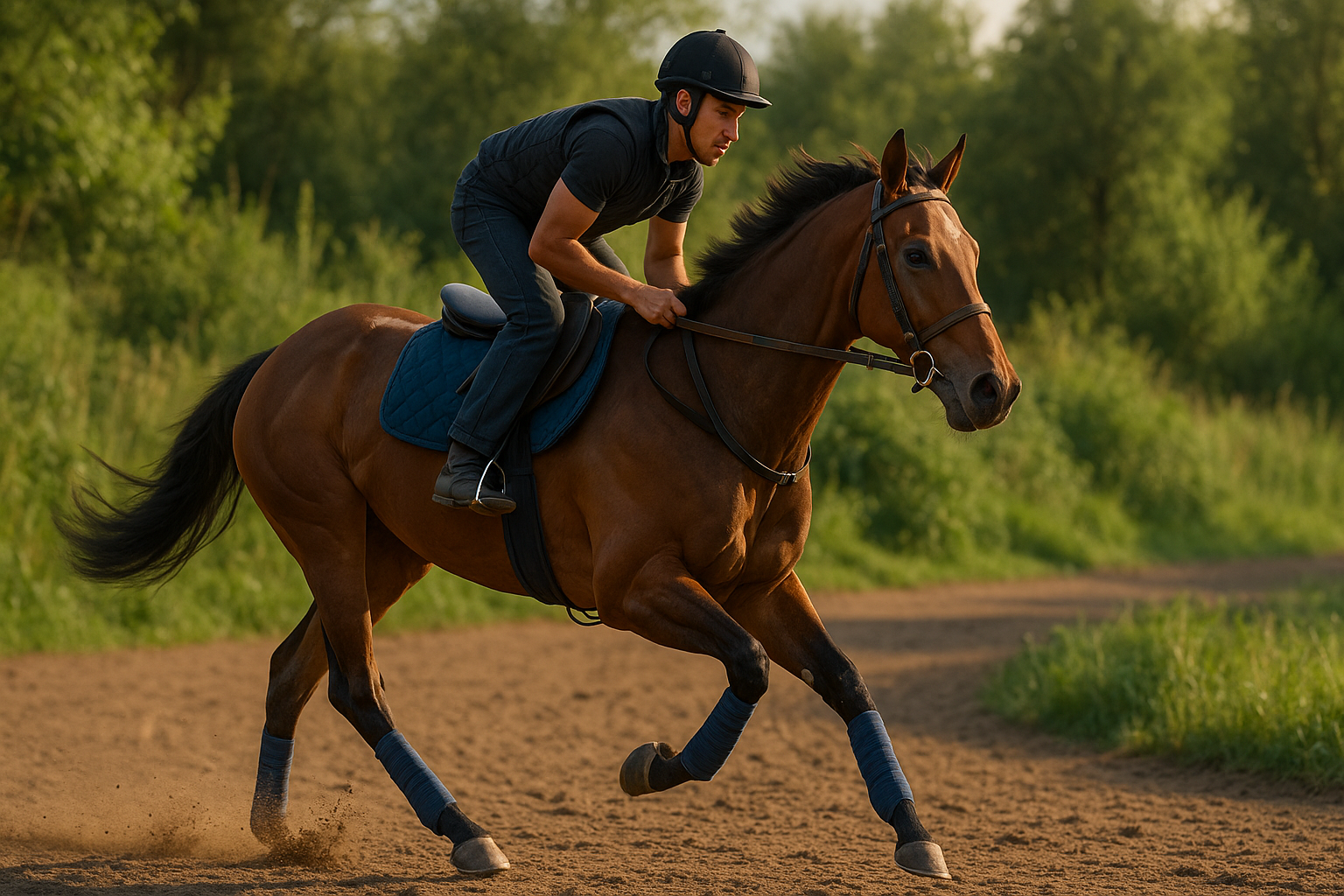 Cómo entrenar a un caballo de carrera paso a paso