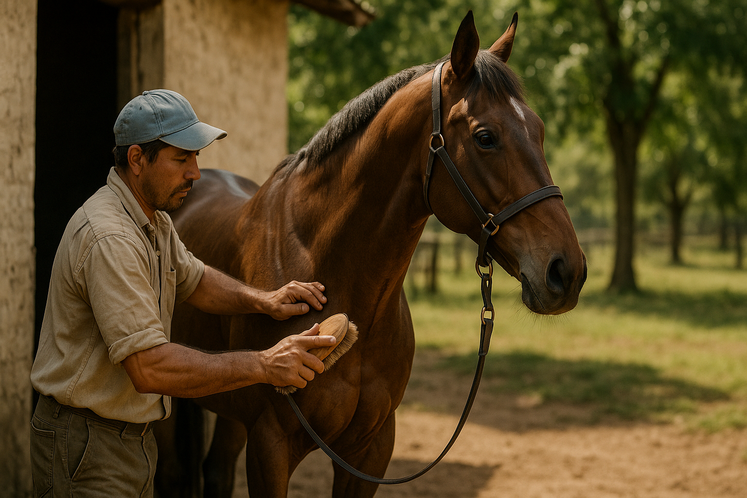 La importancia del cuidador en el rendimiento del caballo de carrera