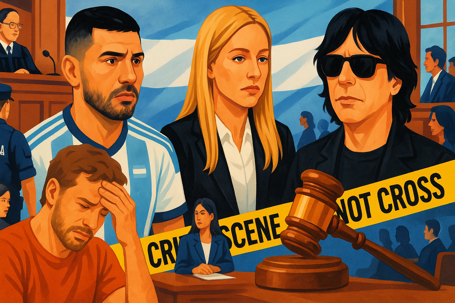 Famosos argentinos en problemas legales: casos recientes y análisis