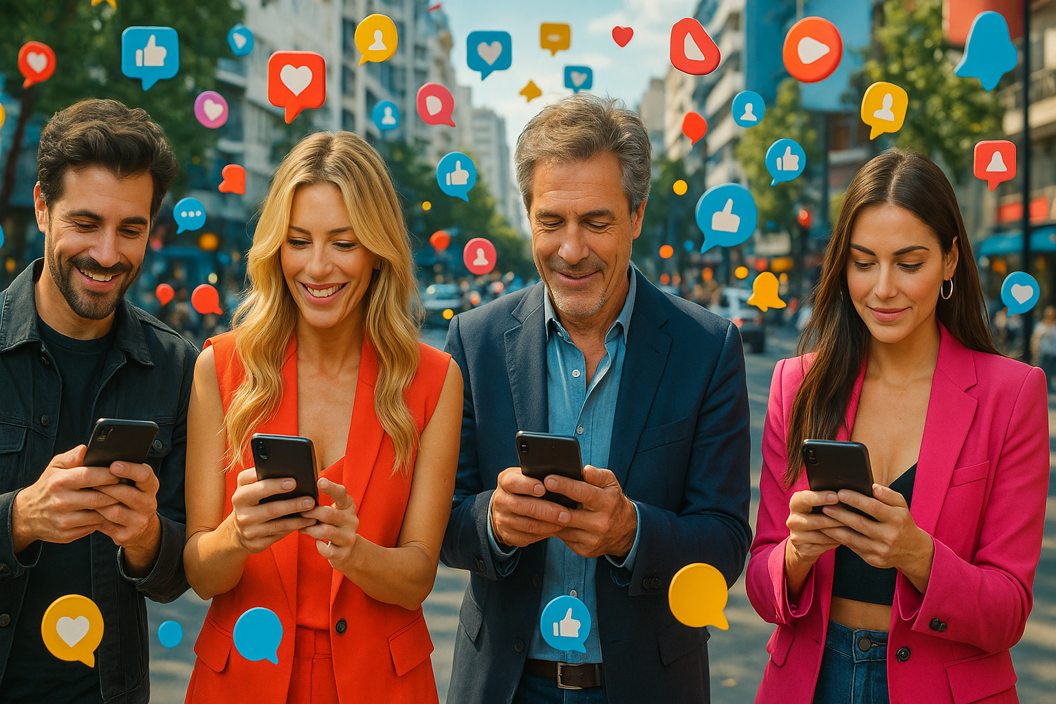 La relación entre famosos argentinos y las redes sociales: tendencias y desafíos