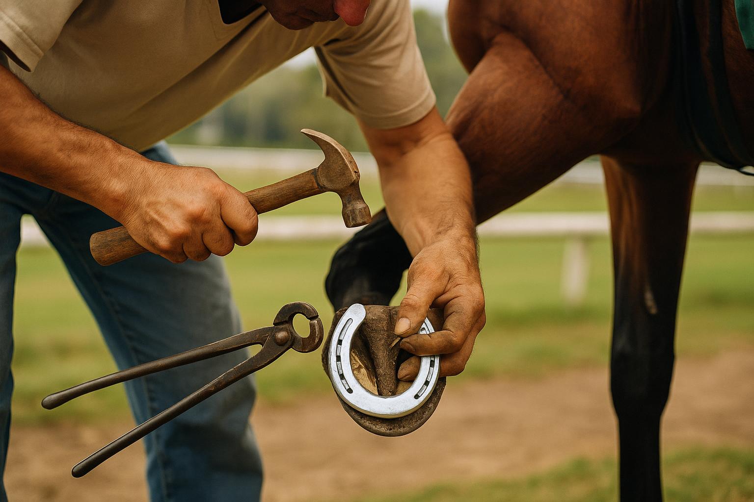Guía de herraje deportivo para caballos de turf: tipos de herraduras y cuándo usarlas