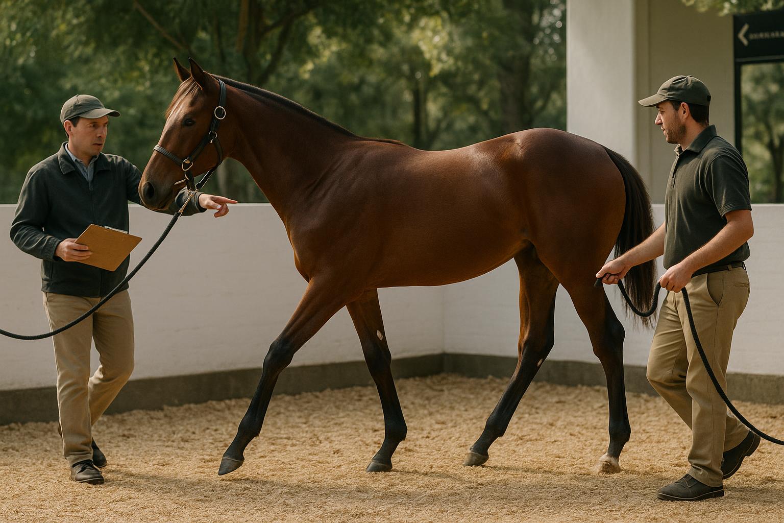 Cómo evaluar yearlings en remates: conformación, pedigree y examen precompra