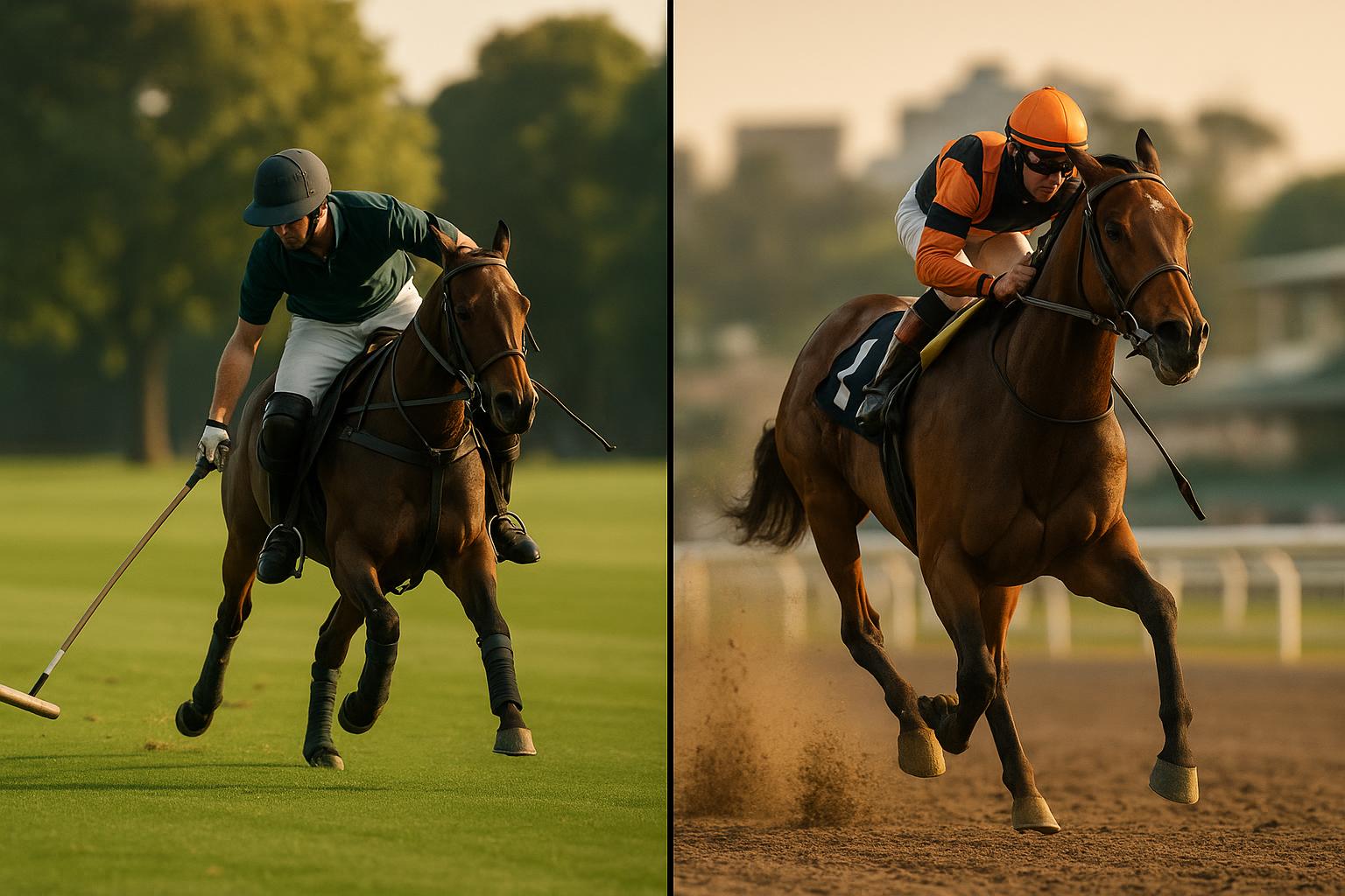 Caballo de polo vs. sangre pura de carrera: entrenamiento, herraje y cuidados que cambian el juego