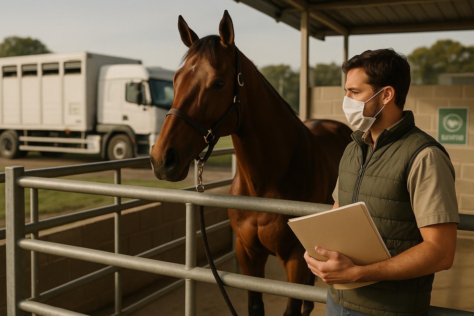 Exportación de caballos de carrera: requisitos SENASA, cuarentenas y logística internacional