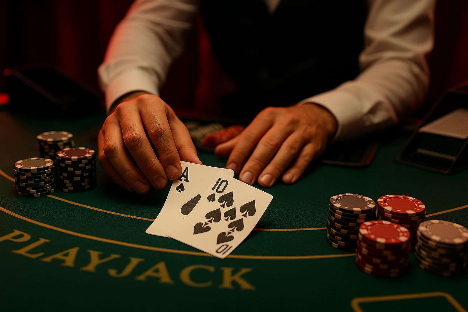 Blackjack en vivo: mesas, reglas (S17/H17), side bets y etiqueta
