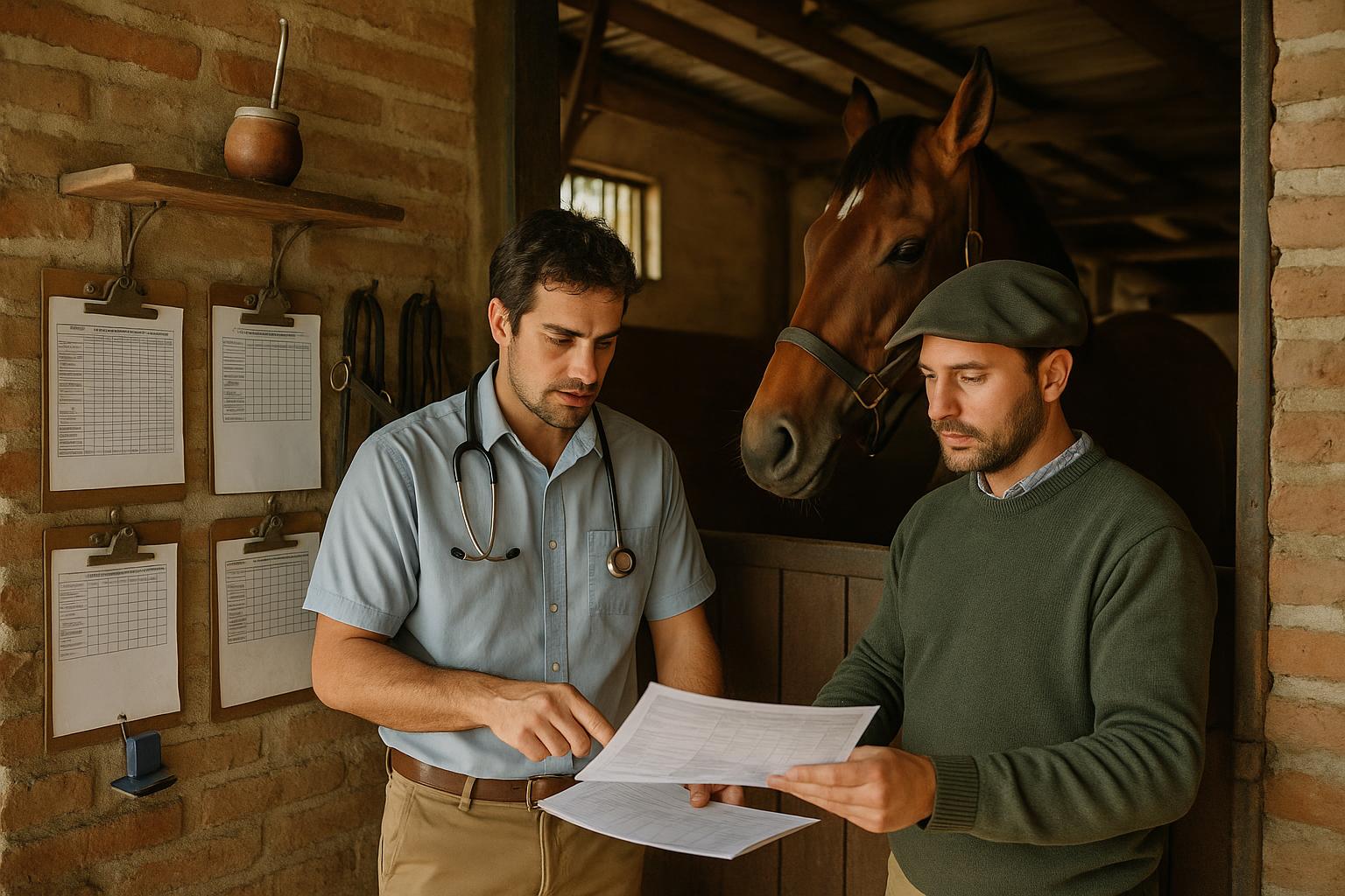 Plan sanitario anual del stud en Argentina: calendario de vacunas, desparasitaciones y documentación (SENASA)
