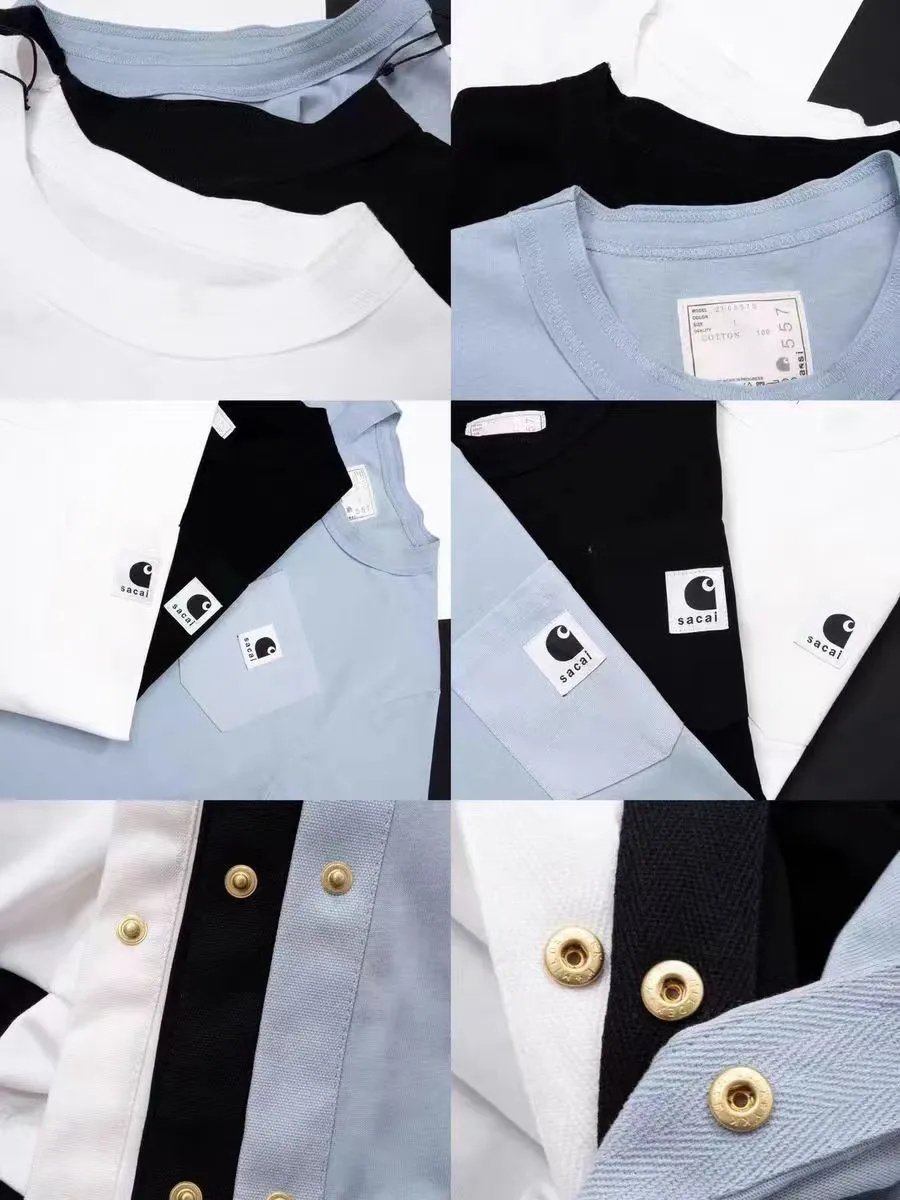 사카이 x 칼하트 WIP 티셔츠 블랙 thumbnail 4