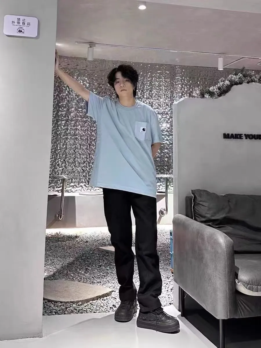 사카이 x 칼하트 WIP 티셔츠 라이트 블루 thumbnail 5