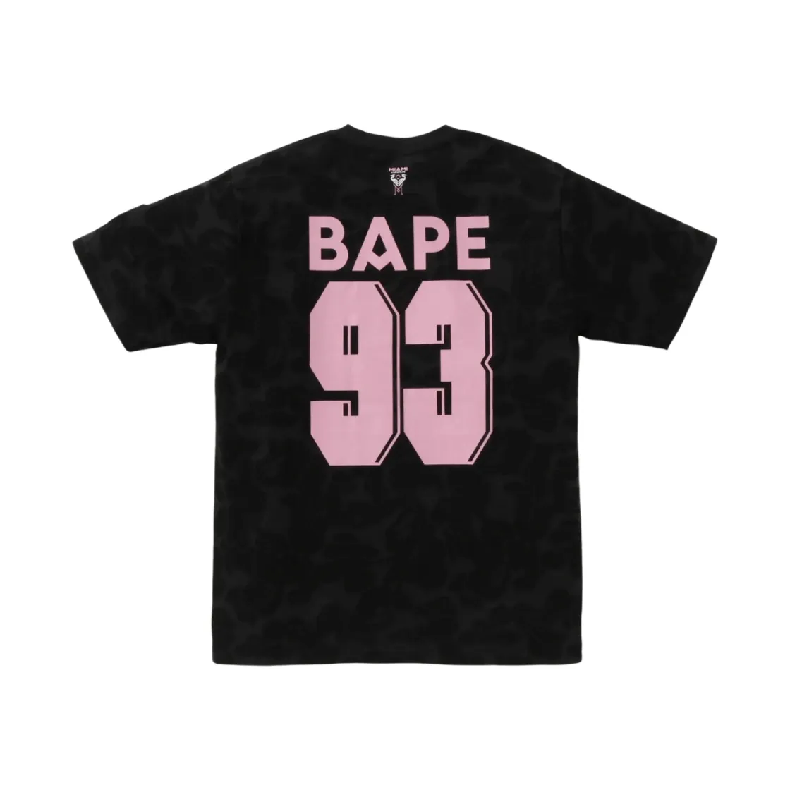 베이프 x 인터 마이애미 CF 카모 티셔츠 블랙 thumbnail 3