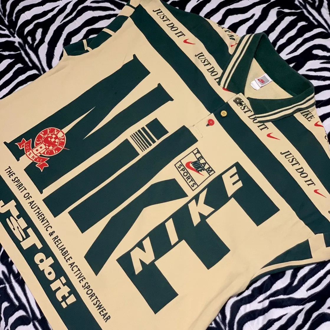 나이키 x CPFM 롱슬리브 폴로 내츄럴 thumbnail 4