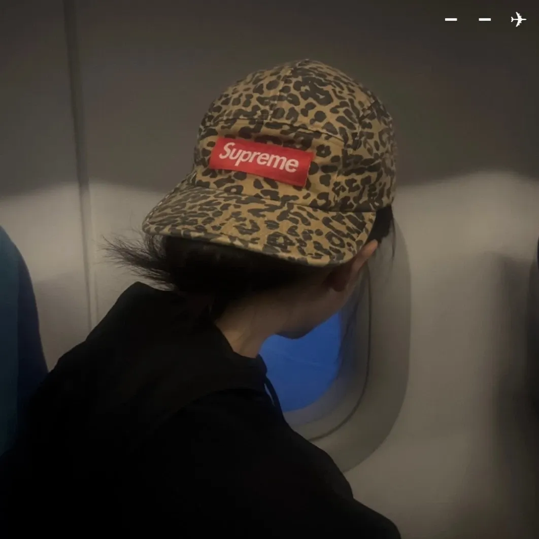 슈프림 워시드 치노 트윌 캠프캡 레오파드 - 23FW thumbnail 4