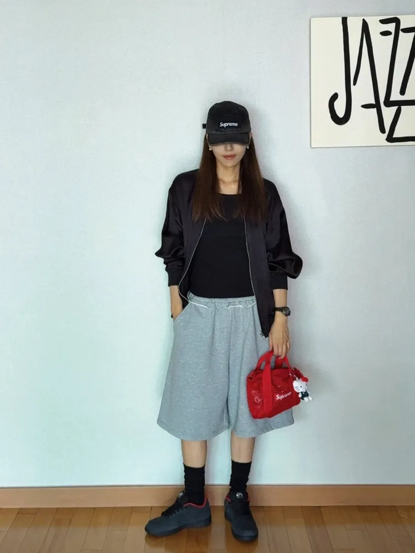 슈프림 데님 캠프캡 블랙 - 23SS thumbnail 3